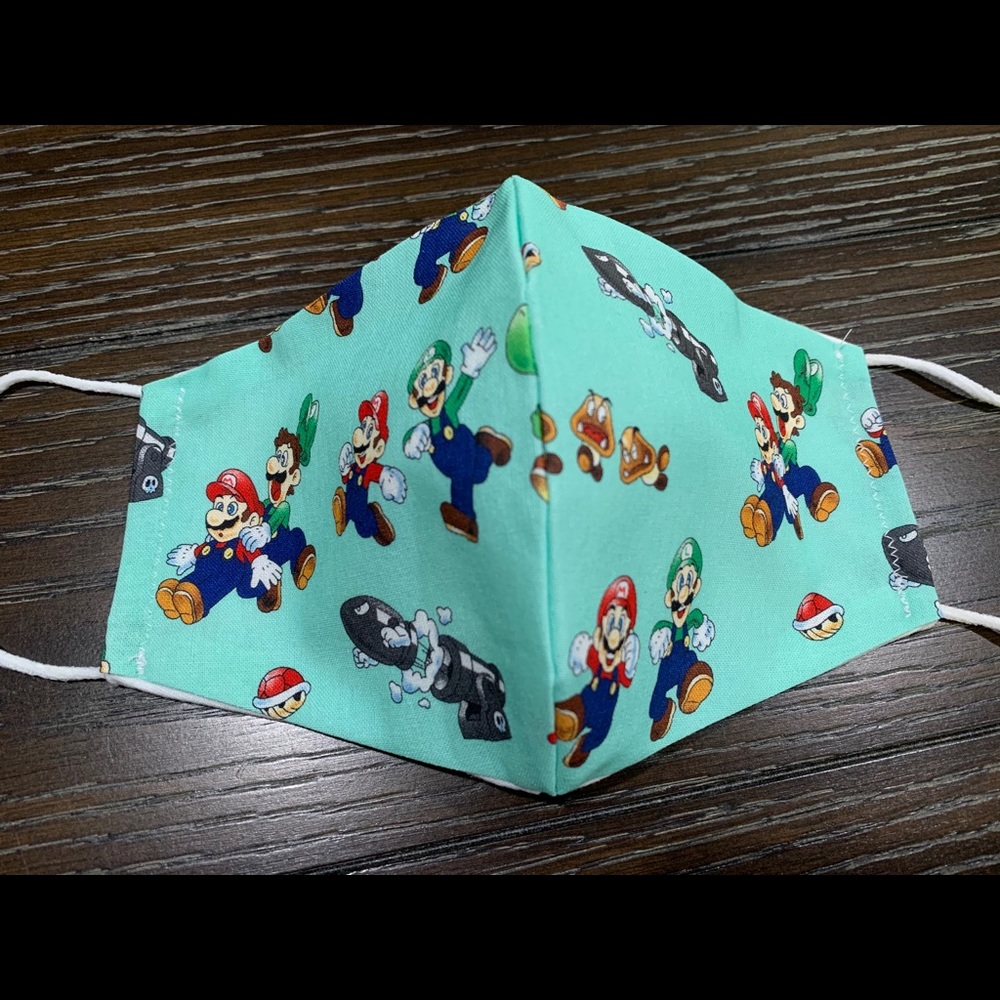 Any 1 /$5 Stylish Mario & Luigi face mask 😷
